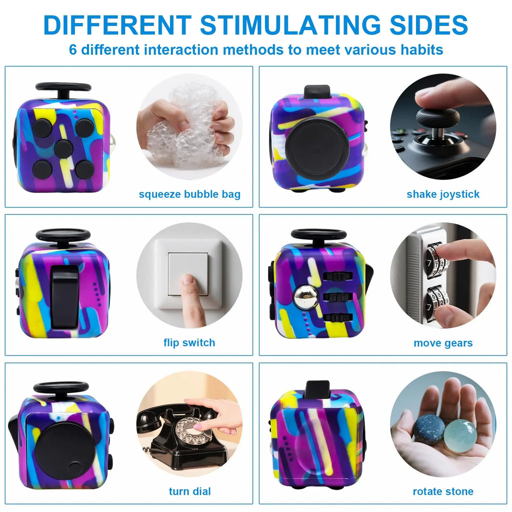 6 in 1 fidget cube - best in all worlds🔥🤩