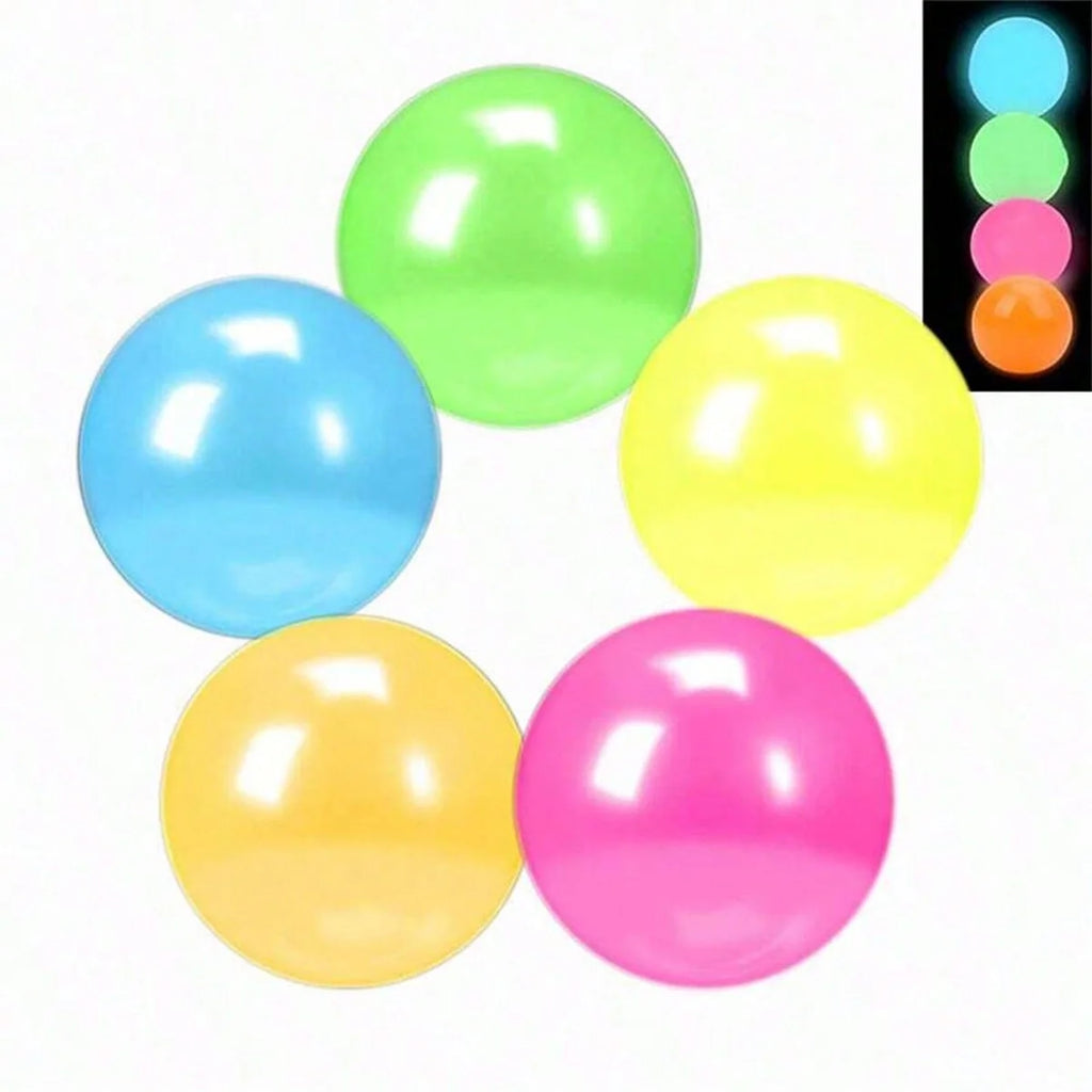 Glow Sticky Balls – Fun Squeeze Fidget Set