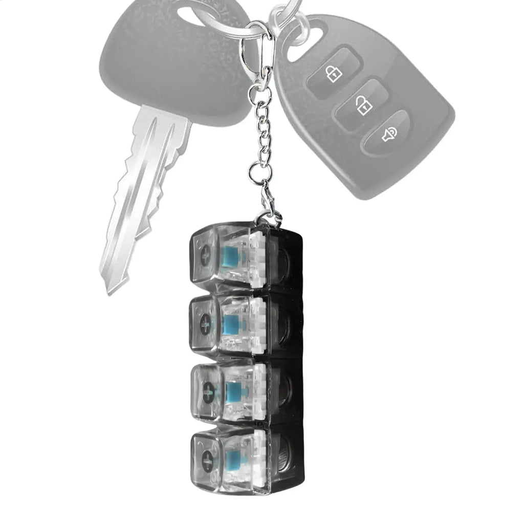 Mini Keyboard Clicker – Light-Up Fidget Toy