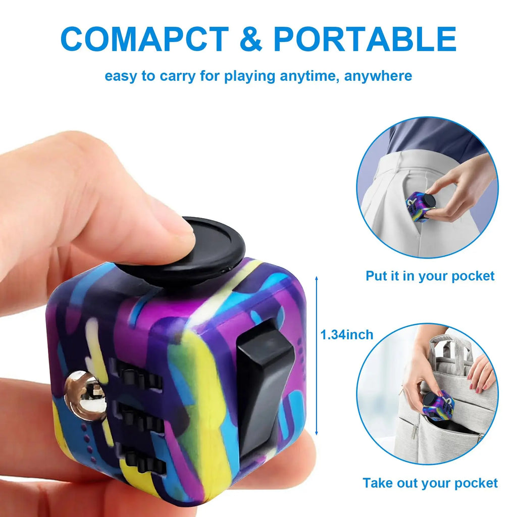 6 in 1 fidget cube - best in all worlds🔥🤩
