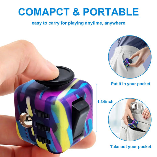 6 in 1 fidget cube - best in all worlds🔥🤩