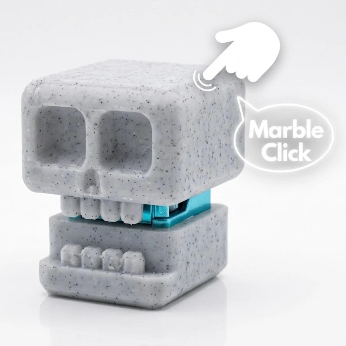 Skull Clicker - Clean looking Satisfying pocket clicker (Best Seller) 🤯😄