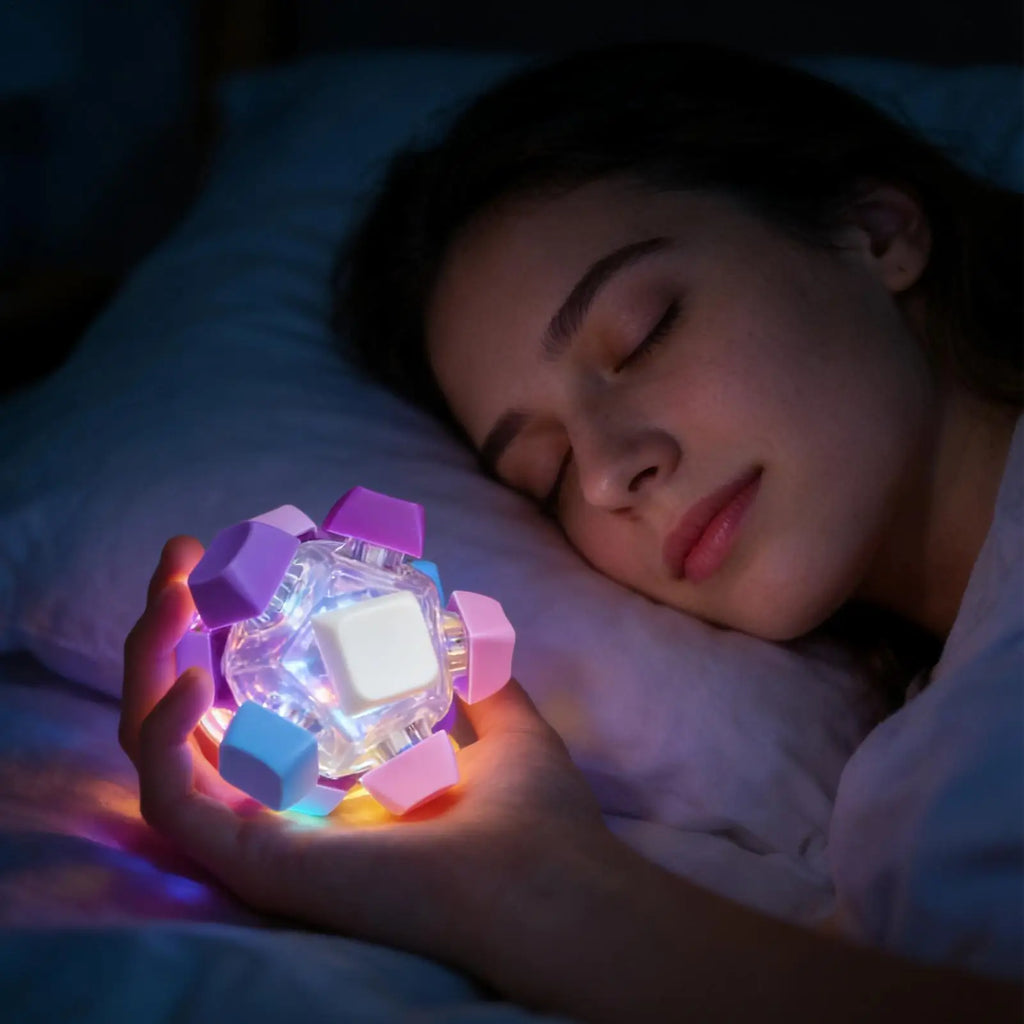 Mini Keyboard Clicker – Light-Up Fidget Toy😴😵‍💫