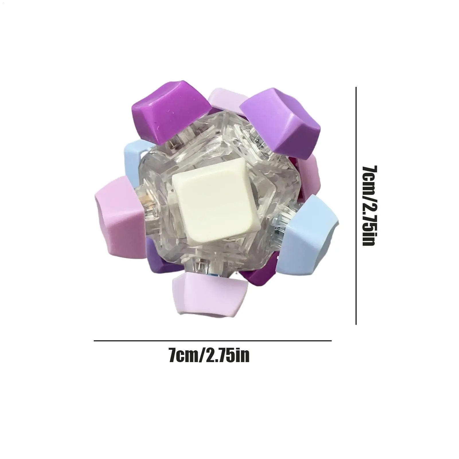 Mini Keyboard Clicker – Light-Up Fidget Toy😴😵‍💫
