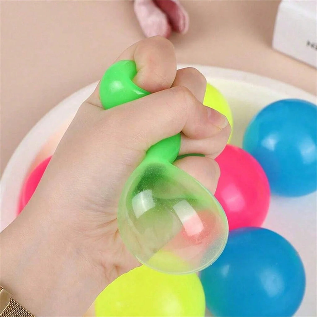 Glow Sticky Balls – Fun Squeeze Fidget Set