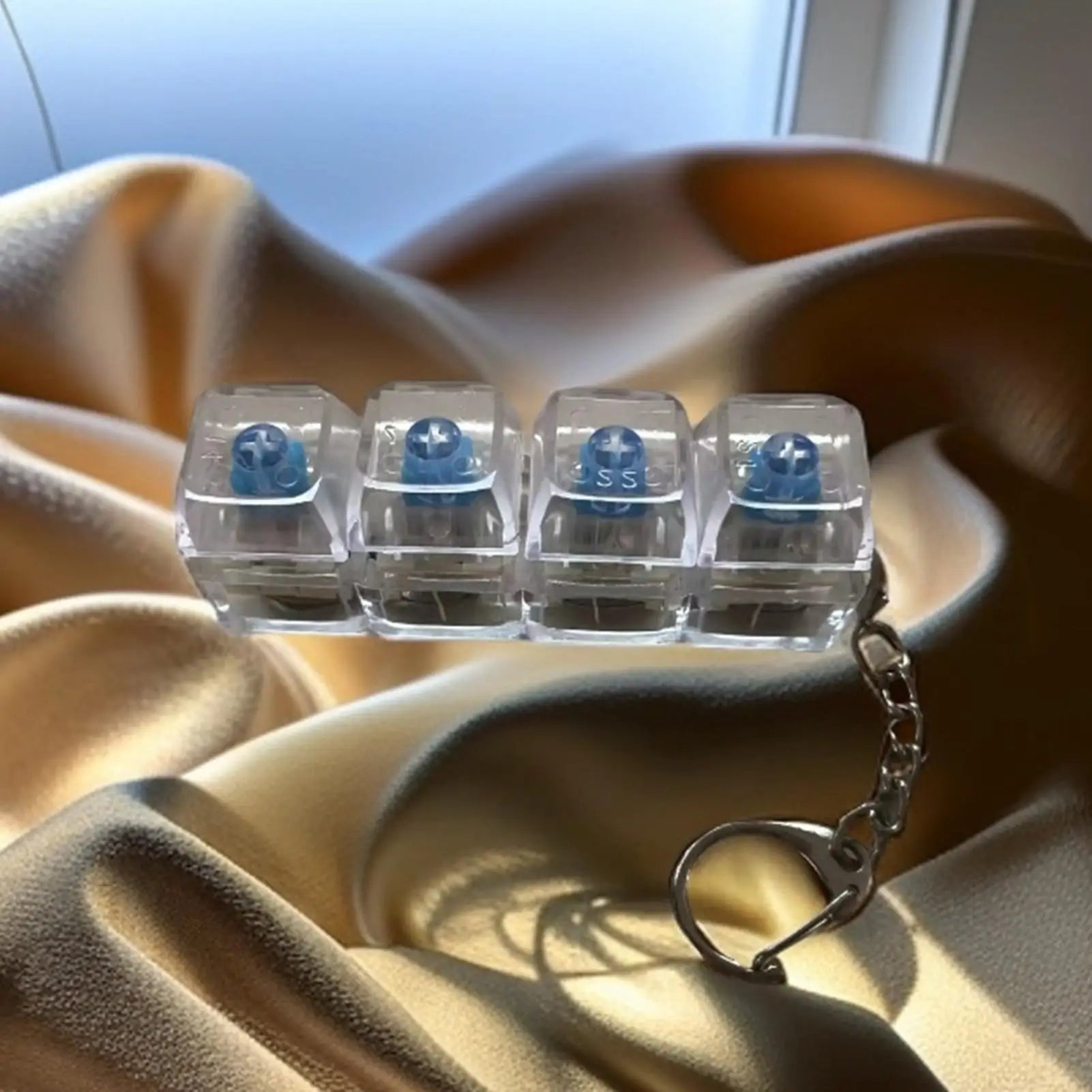 Mini Keyboard Clicker – Light-Up Fidget Toy