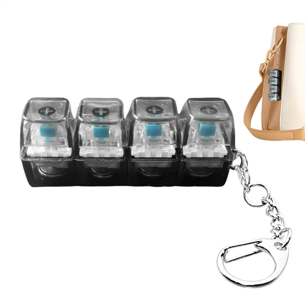 Mini Keyboard Clicker – Light-Up Fidget Toy